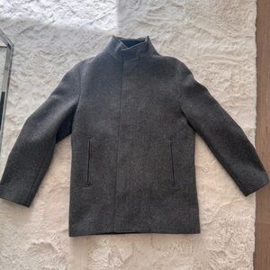 Men's Theory Gray Wool Coat